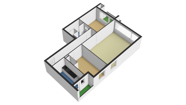 Floorplan - Berliozlaan 22, 3055 KB Rotterdam